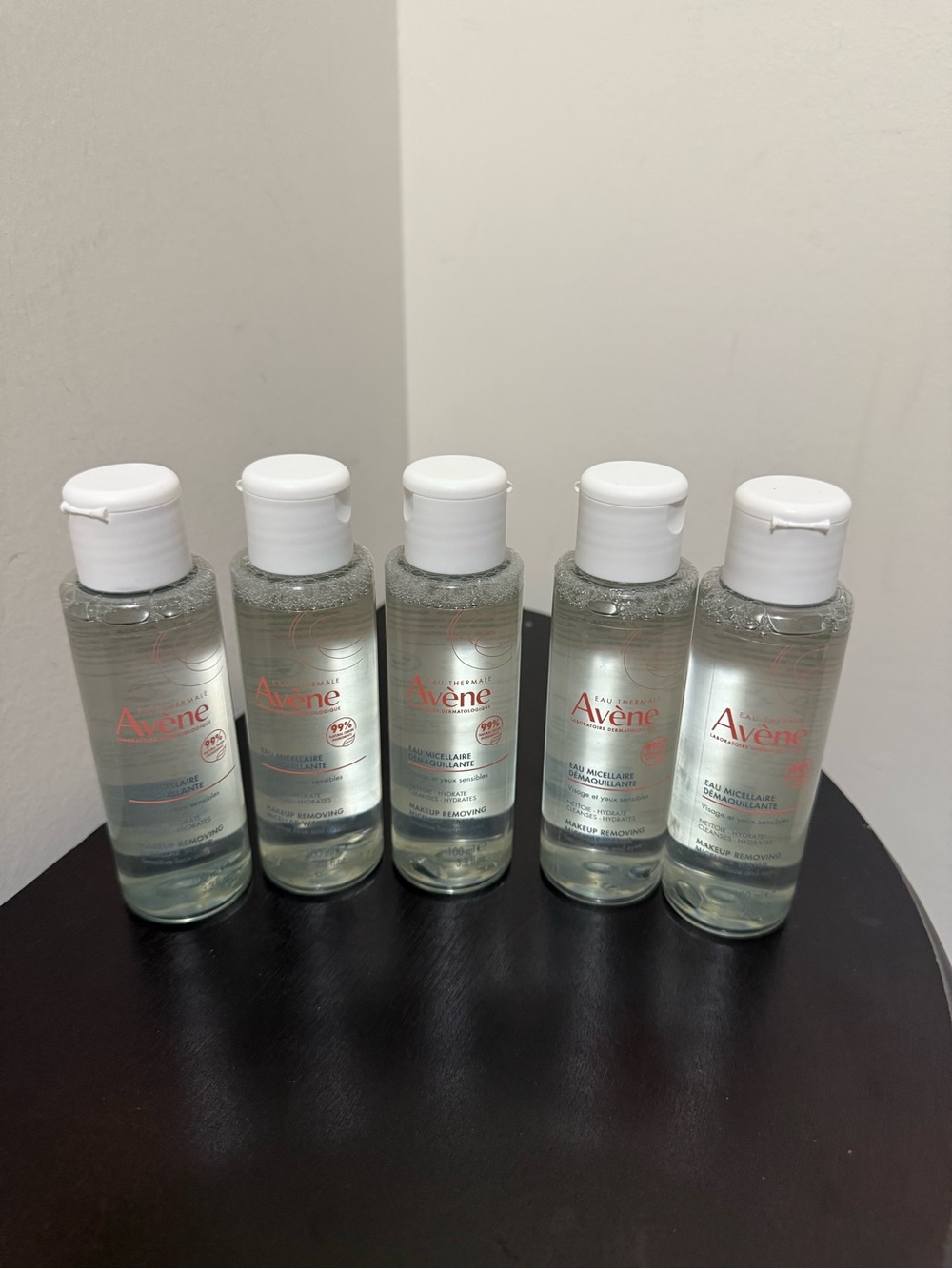 NEW 5x100ml TRAVEL SIZE AVENE MICELLAR WATER